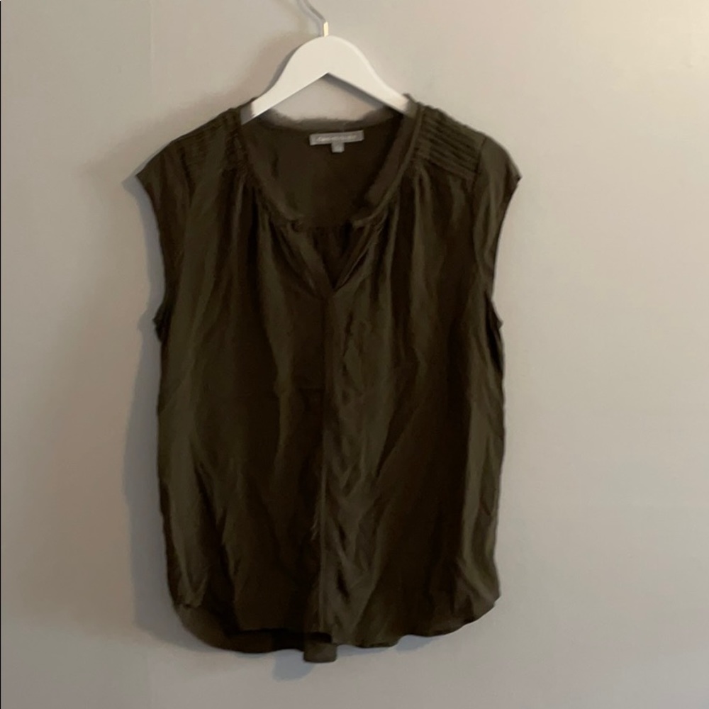 Olive Green Blouse
